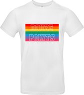 Douce Points T-shirt Songfestival 2022 - Maat XXL - Wit