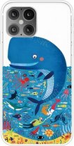 Voor iPhone 12 mini-patroon TPU-beschermhoes, kleine hoeveelheid aanbevolen voor lancering (walviszeebodem)