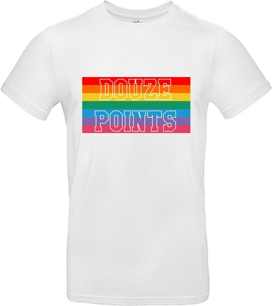 Douce Points T-shirt Songfestival 2022 - Maat M - Wit