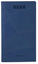 Brepols Agenda 2022 - Breform - Gelijnd - Lucca Gekartoneerde omslag - 10 x 16,5 cm - Blauw