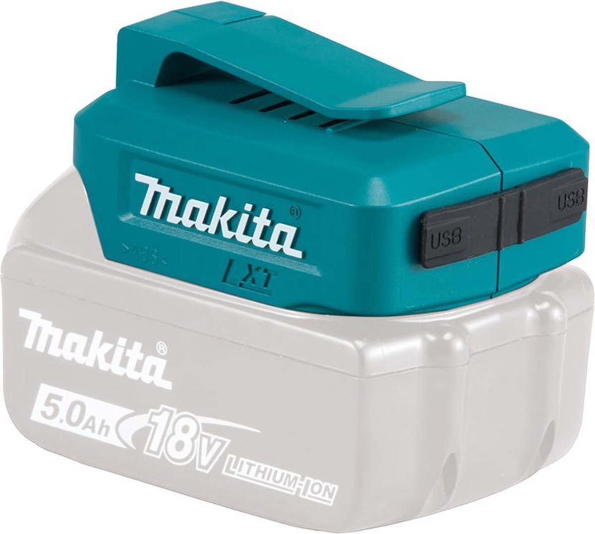 Makita DECADP05 14.4V / 18V Li-Ion accu USB adapter | bol.com
