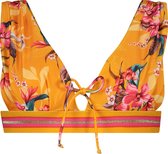 Hunkemöller Badmode Dames Triangle bikinitop Orchid  - Geel - maat XL