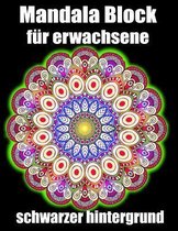 Mandalas block fur erwachsene schwarzer hintergrund