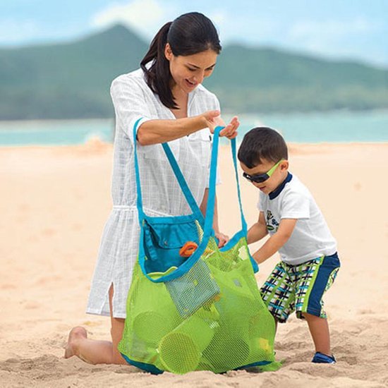 TDR - Grand sac en filet pour jouets de sable, jouets de plage, épicerie  Idéal pour... | bol.com