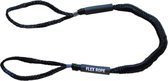 Flex Rope Landvast Bootuitrusting - Zwart - Landvast Boottouw Aanmeerlijn Afmeermaterialen Flexrope Landvast met oog
