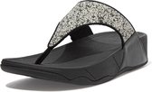 Fitflop Slippers - Maat 36 - Vrouwen - zwart - zilver