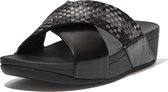 Fitflop Slippers - Maat 41 - Vrouwen - zwart - grijs