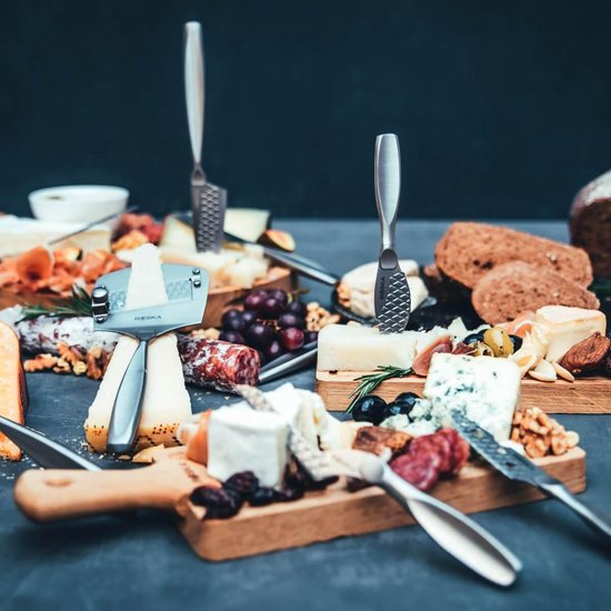 Boska Mini Monaco + - Set de couteaux à fromage - pour tous les fromages - 4 pièces