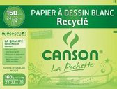 CANSON-tekenpapierrecycling, wit, DIN A3, 160 g/m².
