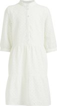 WE Fashion Meisjes jurk met broderie anglaise