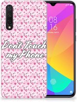 Xiaomi Mi 9 Lite Silicone-hoesje Flowers Pink DTMP