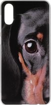 ADEL Kunststof Back Cover Hardcase Hoesje Geschikt voor Samsung Galaxy A70(s) - Teckel Hond