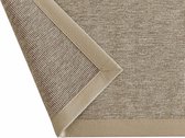 Linea Naturale vloerkleed tbv in/outdoor gebruik in Sisal-look Naturino Rips natur  133x190cm