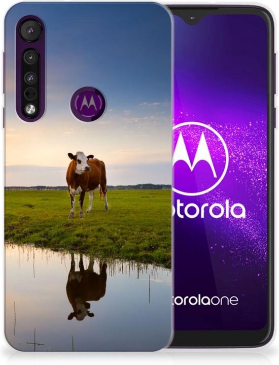 Custodia A Portafoglio In Pelle PU Con Supporto Per Motorola One Macro – Cover Flip Con Slot Per Carte E Chiusura Magnetica - 3