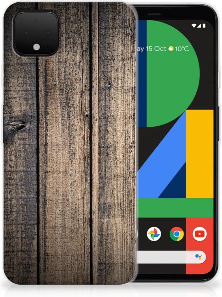 Google Pixel 4 XL Bumper Hoesje Steigerhout