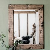 Moodadventures - Exclusives - spiegel houten lijst donkerbruin - 140x110 - spiegels - staande spiegel en ophangbaar