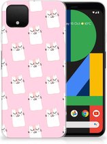 Google Pixel 4 XL TPU Hoesje Sleeping Cats