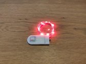 SquareRainbow Gekleurde Nano LED Haarlampjes (2 meter) – Rood Hairlights - Lampjes Verlichting voor in je Haar - Haarversiering voor Gala / Feest / Verjaardag / Bruiloft / Festival