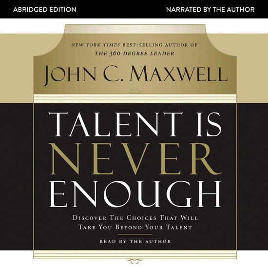 Talent Is Never Enough - cover