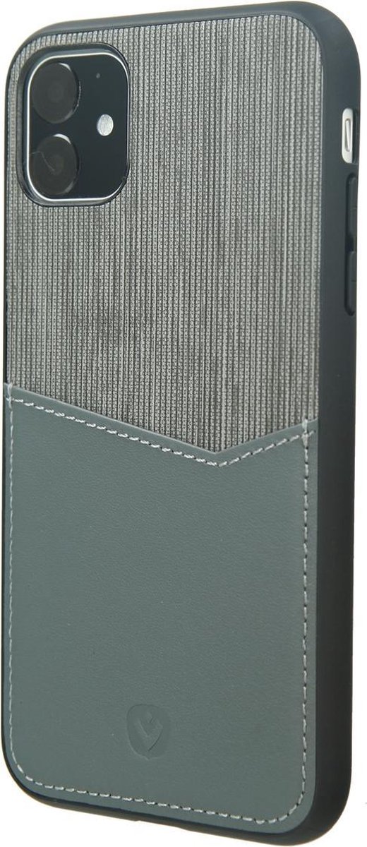 Valenta - Back Cover - Kaarthouder - Grijs - iPhone 11/XR