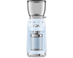 SMEG CGF01PBEU - Elektrische koffiemolen - Pastelblauw - 30 maalstanden