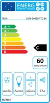 Conventionele Afzuigkap Teka DVN64030 60 cm 410 m³/h C Zwart