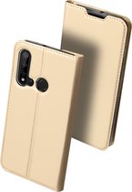 Huawei P20 Lite (2019) hoesje - Dux Ducis Skin Pro Book Case - Goud