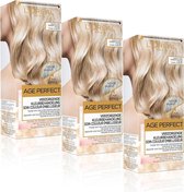 L’Oréal Paris Age Perfect Haarverf - 3 Warm Gold - 3 Stuks Voordeelverpakking