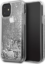 Apple iPhone 11 Guess Backcover hoesje - Zilver