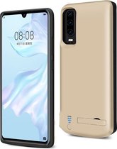 Lunso - Battery Power Case hoes - Huawei P30 - 5000 mAh - Goud