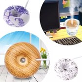 USB Luchtbevochtiger | Humidifier | portable | draagbaar | Aroma therapie | Donut | Hout motief