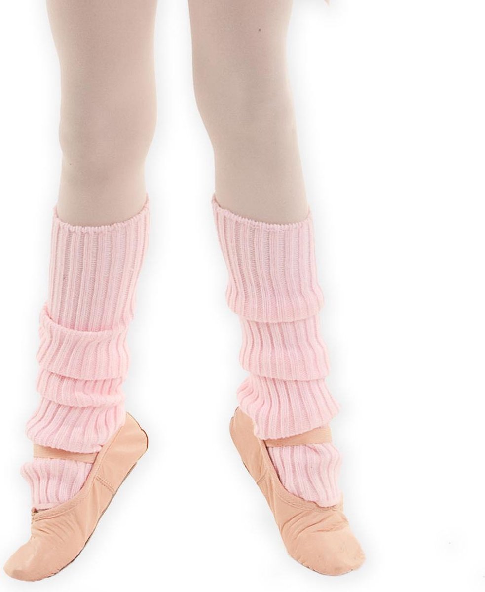 Dancer Dancewear® Beenwarmers kind in roze | meisjes | ballet & dans | 35 cm - t/m Maat 110 - Dancer Dancewear