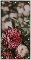 Tuinposter –Bloemen Close-up– 100x200cm Foto op Tuinposter (wanddecoratie voor buiten en binnen)