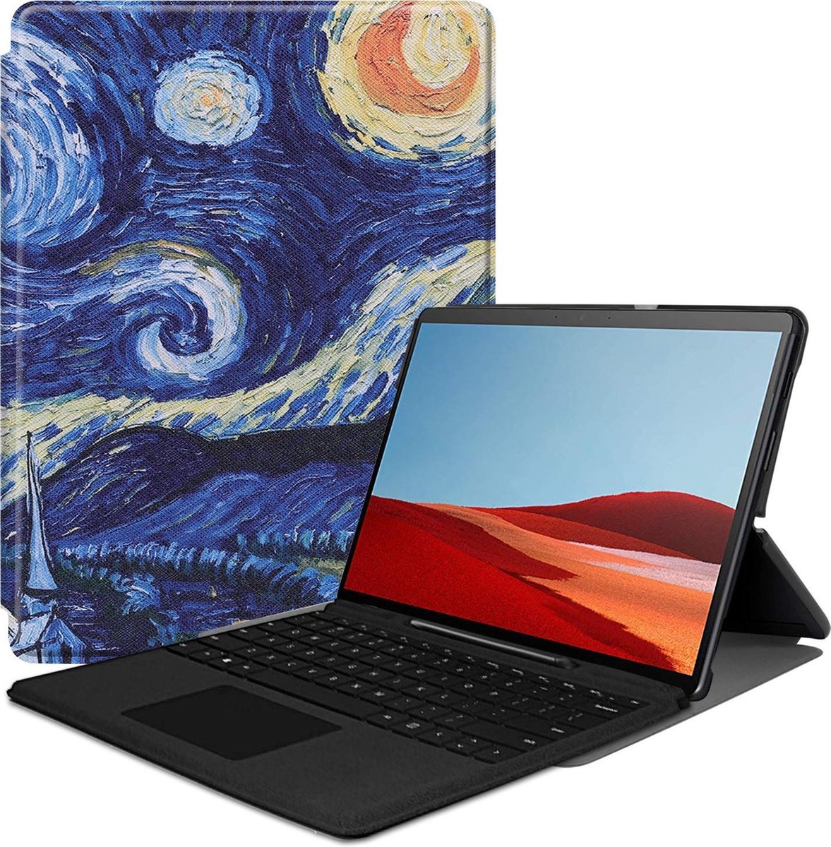 SUPCASE UB Pro Microsoft Surface Go Hoes Full Protect Kickstand Zwart