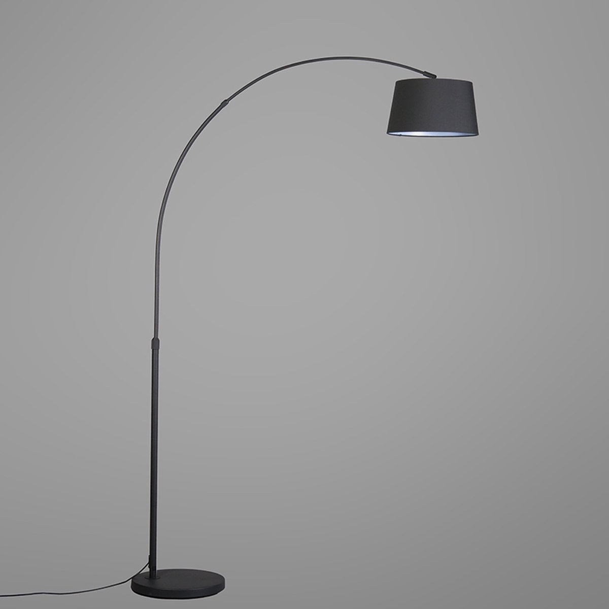 Moderne hanglamp messing met smoke glas 30 cm - Ball
