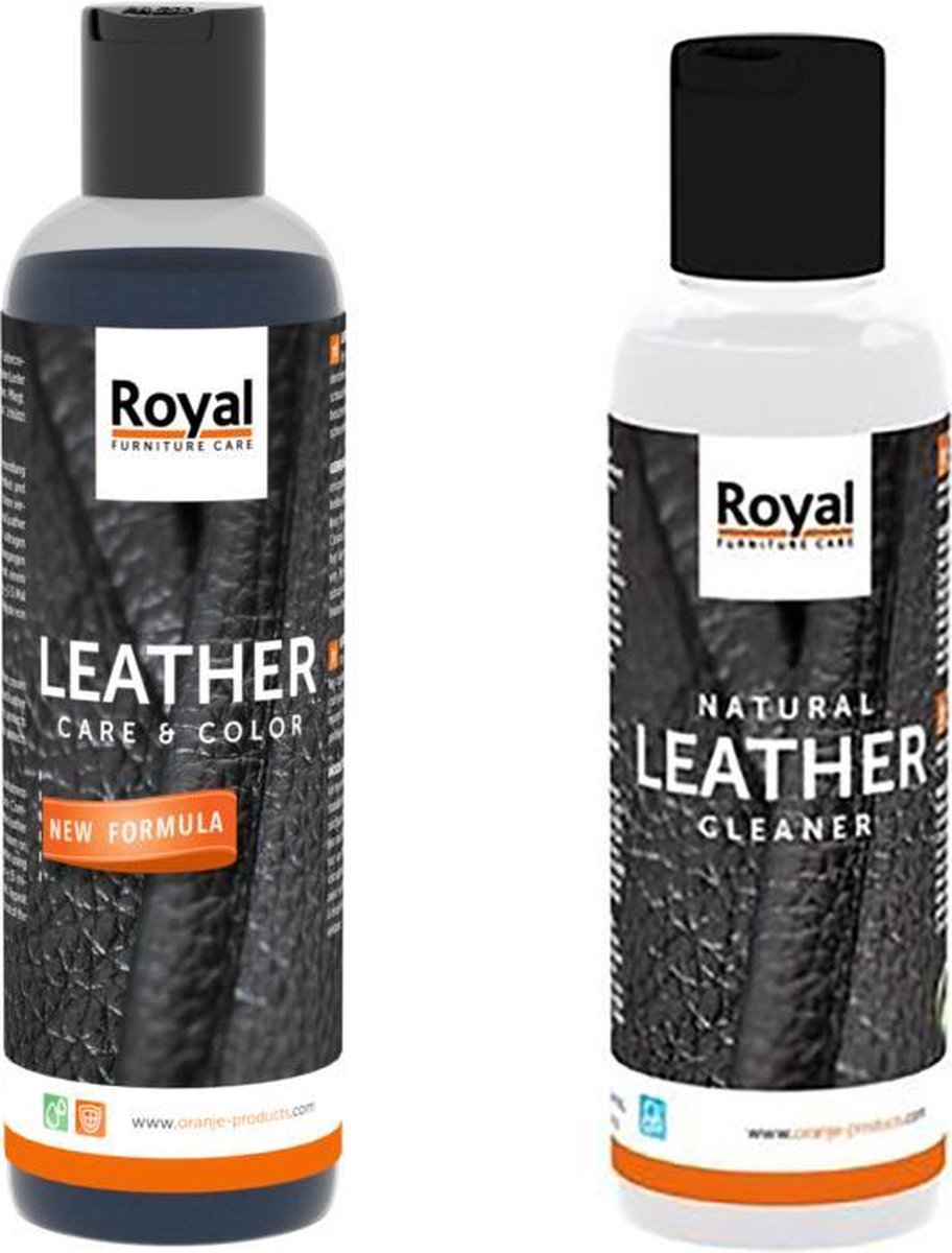 Natural leather Cleaner en Care & Color Zwart , Black