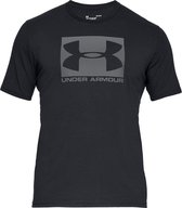 Under Armour UA BOXED SPORTSTYLE SS Heren Sportshirt - Zwart - Maat XXL