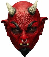 Partychimp Demonic Duivel Volledig Hoofd Masker Halloween voor bij Halloween Kostuum Volwassenen Carnaval - Latex - One size