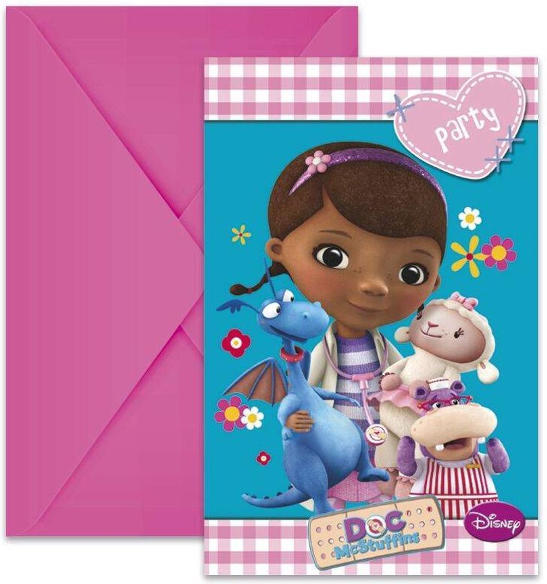Doc McStuffins Uitnodigingen 6 stuks