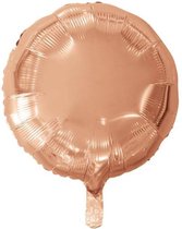 Wefiesta Folieballon Rond 46 Cm Roségoud