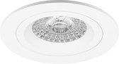 LED Spot Set - Pragmi Rodos Pro - GU10 Fitting - Inbouw Rond - Mat Wit - Ø93mm - Philips - CorePro 830 36D - 5W - Warm Wit 3000K - Dimbaar - BES LED