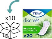 TENA Discreet Mini Plus verbanden- 10 x 20 stuks (TENA Lady)