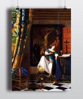 Poster Allegorie op het geloof - Johannes Vermeer