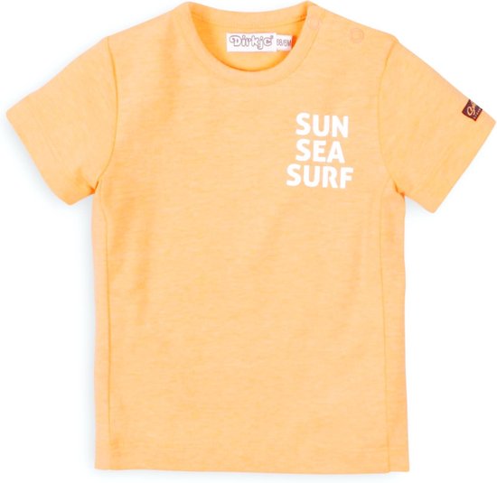 Dirkje shirt surf bright orange Maat: 80