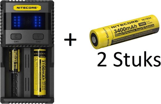 Nitecore Superbcharge SC2 EU 2 chanel chargeur rapide intelligent pour  batteries... | bol.com