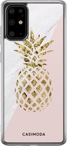 Samsung S20 Plus hoesje siliconen - Ananas | Samsung Galaxy S20 Plus case | multi | TPU backcover transparant