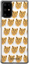 Samsung S20 Plus hoesje siliconen - Got my leopard | Samsung Galaxy S20 Plus case | multi | TPU backcover transparant