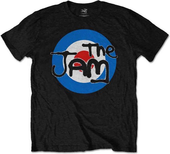 The Jam - Spray Target Logo Kinder T-shirt - Kids tm 8 jaar - Zwart