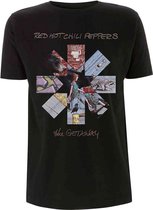 Red Hot Chili Peppers Heren Tshirt -2XL- Getaway Album Asterisk Zwart