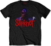 Slipknot Heren Tshirt -S- WANYK Back Hit Zwart